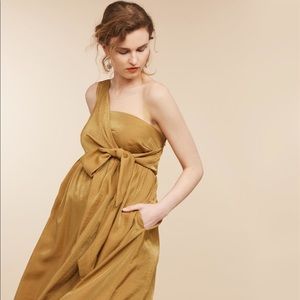 One Shoulder Maternity Dress